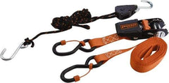 Erickson Manufacturing - 6/10' Long x 3/4" Wide, 600 Lb Basket Capacity, Polyester Web Sling - Red - Apex Tool & Supply