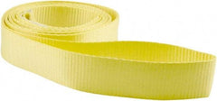 Erickson Manufacturing - 8' Long x 2" Wide, 3,200 Lb Vertical Capacity, Polyester Web Sling - 2,500 Lb Choker Capacity, Yellow - Apex Tool & Supply