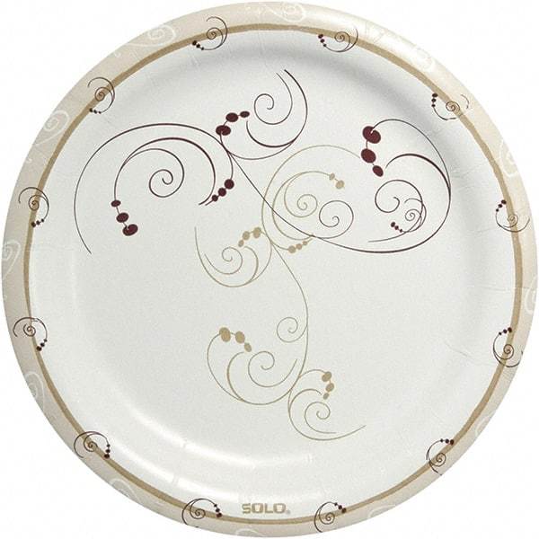 Solo - 9" Heavyweight Paper Dinnerware - White, Beige, Red - Apex Tool & Supply