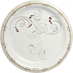 Solo - 9" Heavyweight Paper Dinnerware - White, Beige, Red - Apex Tool & Supply