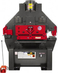 Edwards Manufacturing - 11" Throat Depth, 120 Ton Punch Pressure, 1-1/2" in 1" Punch Capacity Ironworker - 10 hp, 3 Phase, 460 Volts, 60" Wide x 84" High x 60" Deep - Apex Tool & Supply