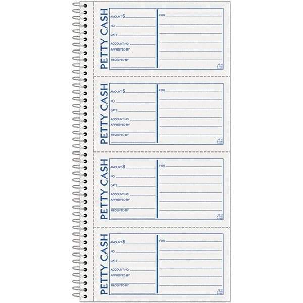 TOPS - 200 Sheet, 5-1/2 x 11", Receipt Book - Pink & White - Apex Tool & Supply