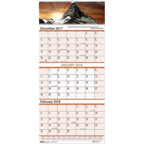House of Doolittle - 14 Sheet, 8 x 17", Wall Calendar - Scenic - Apex Tool & Supply