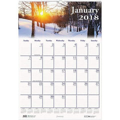 House of Doolittle - 12 Sheet, 12 x 16-1/2", Wall Calendar - Scenic - Apex Tool & Supply
