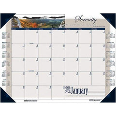 House of Doolittle - 12 Sheet, 22 x 17", Desk Pad Calendar - Motivational - Apex Tool & Supply
