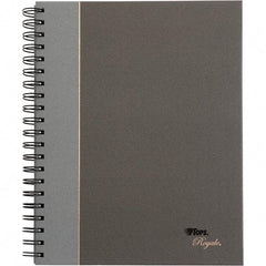 TOPS - 96 Sheet, 10-1/2 x 8", Legal/Wide (Style) Business Notebook - Black & Gray - Apex Tool & Supply