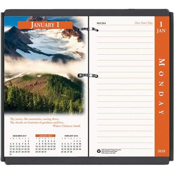 House of Doolittle - 365 Sheet, 3-1/2 x 6", Desk Calendar Refill - Nature - Apex Tool & Supply