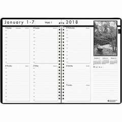 House of Doolittle - 104 Sheet, 8-1/2 x 11", Weekly Planner - Black - Apex Tool & Supply