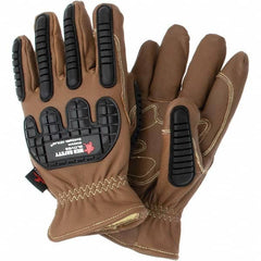 MCR Safety - Arc Flash & Flame Protection Gloves Protection Type: Arc Flash Material Type: Leather or Synthetic Leather - Apex Tool & Supply