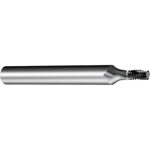 Sandvik Coromant - 0.1181" Cutting Diam, 3 Flute, Solid Carbide Helical Flute Thread Mill - Internal Thread, 1/4" LOC, 6mm Shank Diam - Apex Tool & Supply