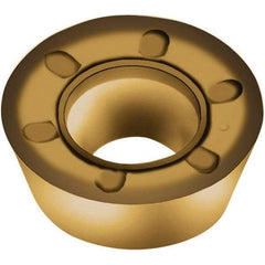 Walter - RDMT1204M0 D57 Grade WKP35G Carbide Milling Insert - TiAlN/TiN Finish, 4.76mm Thick, 12mm Inscribed Circle, 6mm Corner Radius - Apex Tool & Supply