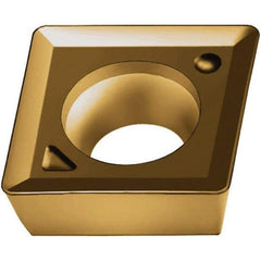 Walter - MPMX0803 F57 Grade WKP35G Carbide Milling Insert - TiAlN/TiN Finish, 1/8" Thick, 8mm Inscribed Circle, 0.5mm Corner Radius - Apex Tool & Supply