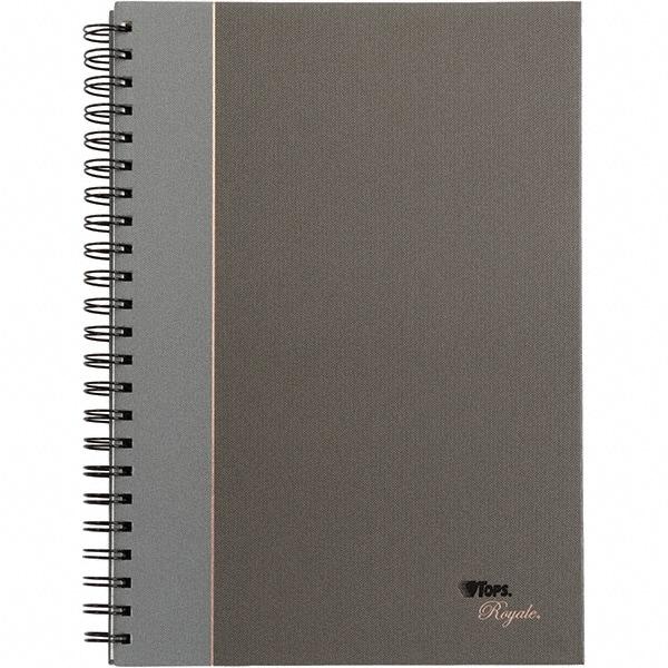 TOPS - 96 Sheet, 8-1/4 x 11-3/4", Legal/Wide (Style) Business Notebook - Black & Gray - Apex Tool & Supply