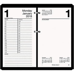 AT-A-GLANCE - 730 Sheet, 4-1/2 x 8", Calendar Refill - White - Apex Tool & Supply