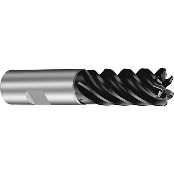 Sandvik Coromant - 16mm, 6 Flute, Solid Carbide, 2mm Corner Chamfer End Mill - 42° Helix, 34mm LOC - Apex Tool & Supply