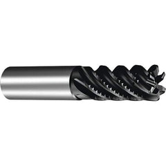 Sandvik Coromant - 10mm, 6 Flute, Solid Carbide, 1mm Corner Chamfer End Mill - 42° Helix, 22mm LOC - Apex Tool & Supply