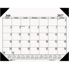 House of Doolittle - 14 Sheet, 22 x 17", Desk Pad Calendar - White - Apex Tool & Supply