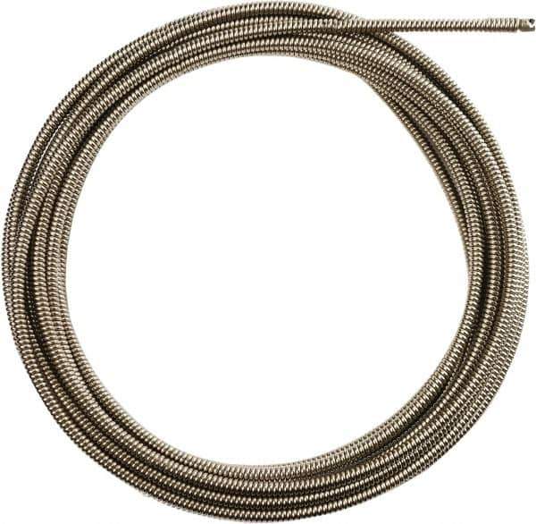 Milwaukee Tool - 1/2" x 50' Drain Cleaning Machine Cable - Inner Core, 1-1/4" to 2-1/2" Pipe, Use with Milwaukee Drain Cleaning Tools - Apex Tool & Supply