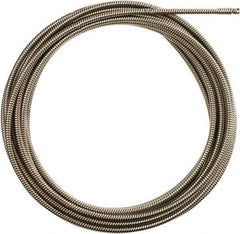 Milwaukee Tool - 1/2" x 50' Drain Cleaning Machine Cable - Inner Core, 1-1/4" to 2-1/2" Pipe, Use with Milwaukee Drain Cleaning Tools - Apex Tool & Supply