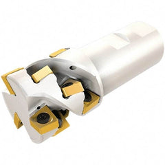 Iscar - Multimaster 16mm Stepped Shank Milling Tip Insert Holder & Shank - T10 Neck Thread, 90mm OAL, Carbide MM S-A Tool Holder - Apex Tool & Supply