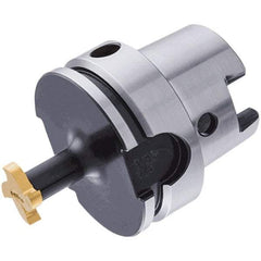 Iscar - Multimaster HSK63A Taper Shank Milling Tip Insert Holder & Shank - 60mm Projection, 0.949" Neck Diam, T15 Neck Thread, MM S-A Tool Holder - Apex Tool & Supply
