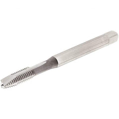 Iscar - M5x0.8 Metric Coarse 3 Flute 6H Plug Spiral Flute Tap - Cobalt, TiN Finish, 70mm OAL, Right Hand Flute, Right Hand Thread, Series TPG M - Exact Industrial Supply