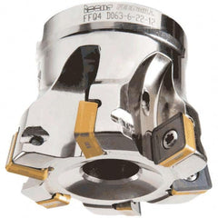 Iscar - Indexable High-Feed Face Mills Cutting Diameter (Decimal Inch): 1.141 Cutting Diameter (mm): 29 - Apex Tool & Supply