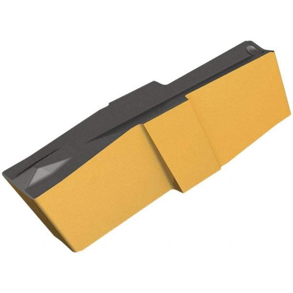 Iscar - 5.00-0.40GIP Grade IC520, 5mm Cutting Width Carbide Grooving Insert - 0.4mm Corner Radius, Uncoated - Apex Tool & Supply