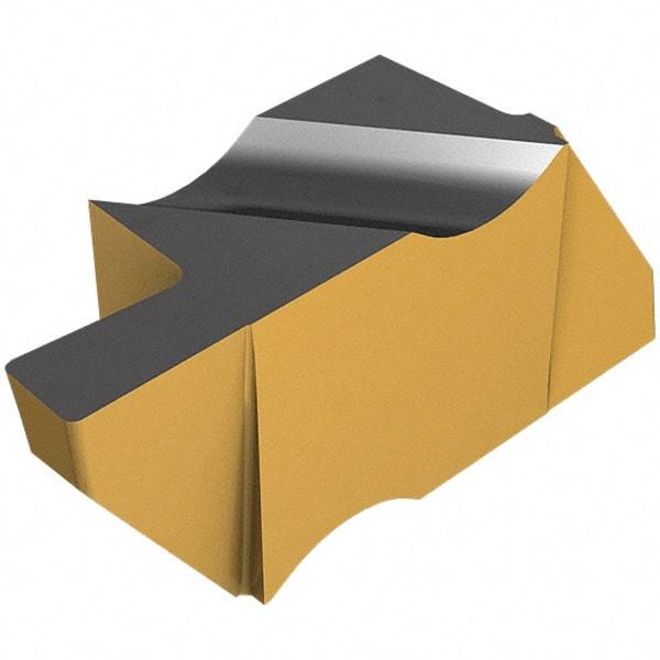 Iscar - 4250ING Grade IC807, 6.35mm Cutting Width Carbide Grooving Insert - Right Hand, TiAlN/TiN Finish - Apex Tool & Supply