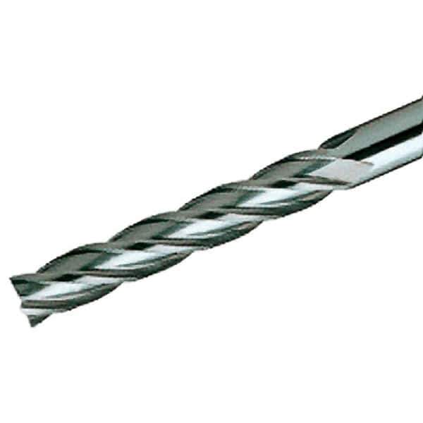 Iscar - 5mm, 40mm LOC, 5mm Shank Diam, 100mm OAL, 4 Flute, Solid Carbide Square End Mill - Single End, TiAlN Finish, Spiral Flute, 30° Helix, Centercutting, Right Hand Cut, Right Hand Flute - Apex Tool & Supply