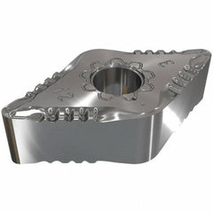 Iscar - DNMG432 F3P Grade IC807 Carbide Turning Insert - TiAlN/TiN Finish, 55° Diamond, 12.7mm Inscr Circle, 4.76mm Thick, 0.8mm Corner Radius - Apex Tool & Supply