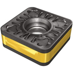 Iscar - SOMG190624 R3P-IQ Grade IC8150 Carbide Turning Insert - TiCN/Al2O3/TiN Finish, 90° Square, 3/4" Inscr Circle, 1/4" Thick, 3/32" Corner Radius - Apex Tool & Supply