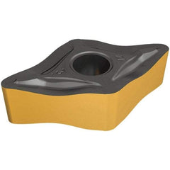 Iscar - DNMX444 Grade IC8150 Carbide Turning Insert - TiCN/Al2O3/TiN Finish, 55° Diamond, 1/2" Inscr Circle, 1/4" Thick, 1.6mm Corner Radius - Apex Tool & Supply