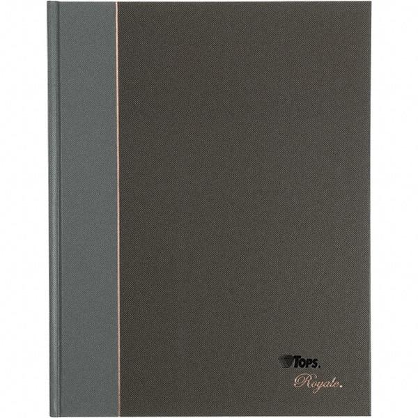 TOPS - 96 Sheet, 10-1/2 x 8", Legal/Wide (Style) Business Notebook - Black & Gray - Apex Tool & Supply