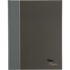 TOPS - 96 Sheet, 10-1/2 x 8", Legal/Wide (Style) Business Notebook - Black & Gray - Apex Tool & Supply