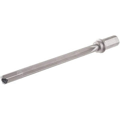 Iscar - 225mm Max Drill Depth, 15xD, 14.5mm Diam, Indexable Insert Drill - 1 Insert, 25mm Shank Diam, Weldon Flat Shank - Apex Tool & Supply