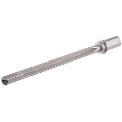 Iscar - 225mm Max Drill Depth, 15xD, 14mm Diam, Indexable Insert Drill - 1 Insert, 25mm Shank Diam, Weldon Flat Shank - Apex Tool & Supply