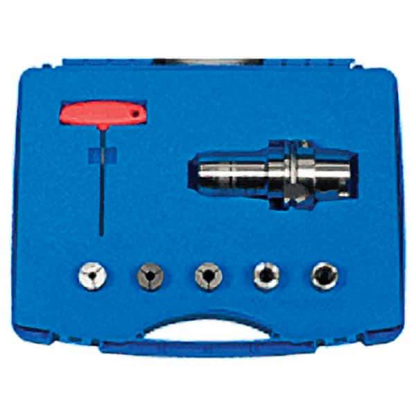 Iscar - 7 Piece, Hydraulic Collet Chuck Kit - Exact Industrial Supply