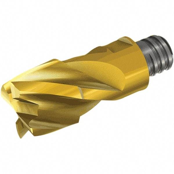 Iscar - MM ET CF Grade IC908 Carbide End Milling Tip Insert - TiAlN Finish, 8 Flutes, 11mm Cutting Diam, 3.5mm Depth of Cut, 16.5mm Extension, 0.039" Cnr Rad - Apex Tool & Supply