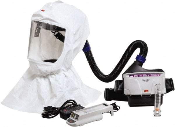 3M - Adjustable PAPR System - Headcover Headgear, Window, Use for Powder Handling - Apex Tool & Supply