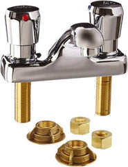 Zurn - Integral, Metering Faucet, Chrome Plated Deck Mount, Lavatory Metering Faucet - Push Button Handle - Apex Tool & Supply