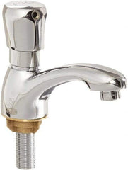 Zurn - Standard, Metering Faucet, Chrome Plated Single Hole Mount, Lavatory Metering Faucet - Push Button Handle - Apex Tool & Supply