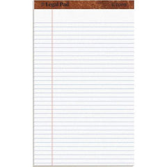 TOPS - 50 Sheet, 8-1/2 x 14", Legal/Wide (Style) Legal Pad - White - Apex Tool & Supply