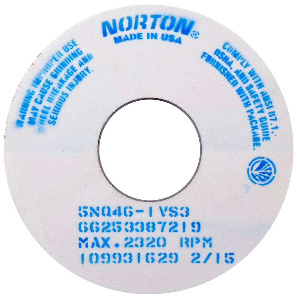 Norton - Tool & Cutter Grinding Wheels Wheel Type: Type 1 Wheel Diameter (Inch): 14 - Apex Tool & Supply