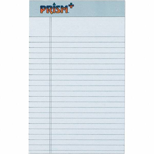 TOPS - 50 Sheet, 5 x 8", Narrow Legal Pad - Pastel Gray - Apex Tool & Supply
