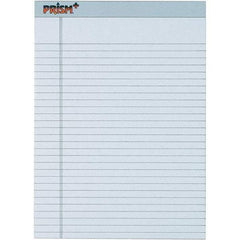 TOPS - 50 Sheet, 8-1/2 x 11-3/4", Legal/Wide (Style) Legal Pad - Pastel Gray - Apex Tool & Supply