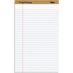 TOPS - 50 Sheet, 8-1/2 x 14", Legal/Wide (Style) Legal Pad - White - Apex Tool & Supply