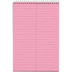 TOPS - 80 Sheet, 6 x 9", Gregg Steno Book - Pink - Apex Tool & Supply