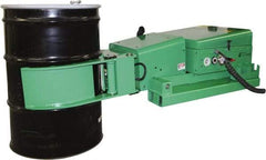 Valley Craft - 2,000 Lb Load Capacity, 30, 55 & 85 Gal Forklift Drum Rotator - Steel Wheels - Apex Tool & Supply