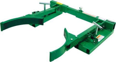 Valley Craft - 1,500 Lb Load Capacity, 30, 55 & 85 Gal Forklift Drum Handler - Steel Wheels - Apex Tool & Supply